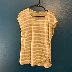 Unique Athleta Beige Tee